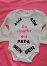 Baby Body bedruckt Bio-Baumwolle